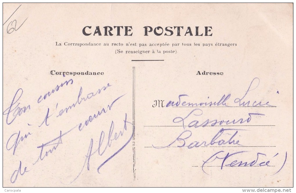 Carte 1910 HOUDAIN / RUE DE LA GEHARIE - Houdain