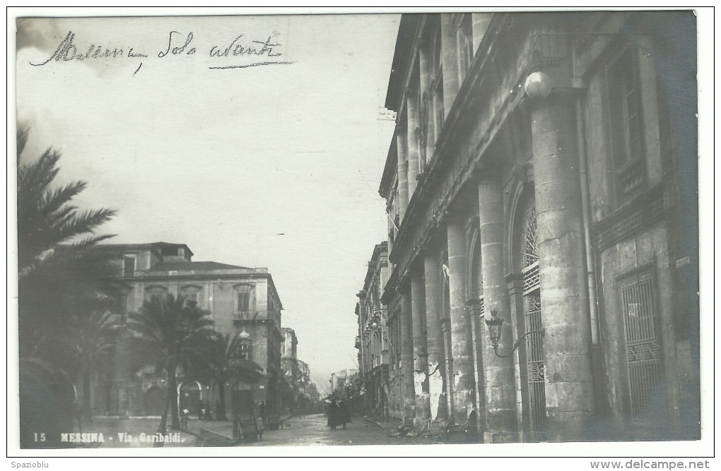 1908, Terremoto Di Messina - "Via Garibaldi" - Messina