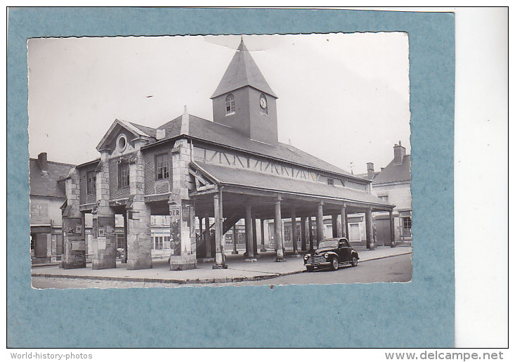 CPSM  - BRACIEUX - La Halle - Belle Auto SIMCA - écrite Et Timbrée 1953 - Other & Unclassified