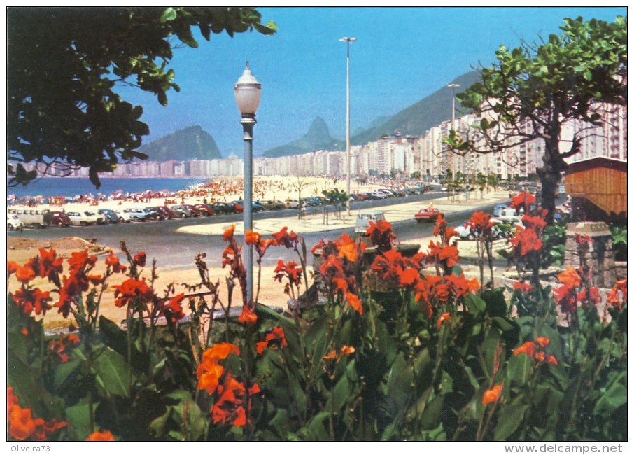 BRASIL, RIO DE JANEIRO,  JARDINS DA PRAIA DO LEME, NOVA COPACABANA, 2 Scans - Copacabana