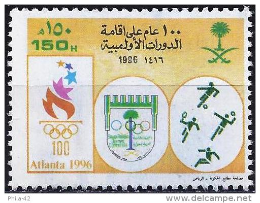 Saudi Arabia 1996 - Atlanta Olympics ( Mi Xxx - YT 992 ) - Summer 1996: Atlanta