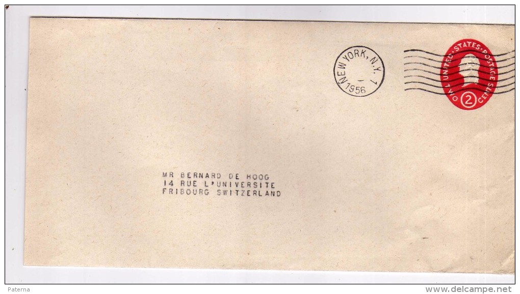 2937   Carta Entero Postal   Estados Unidos, New York 1956 - 1941-60