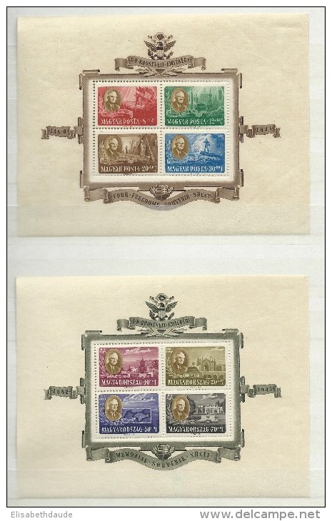 HONGRIE - YVERT BLOC N°14/15 * (CHARNIERE TRES LEGERE) - COTE = 150 EUROS - Blocs-feuillets