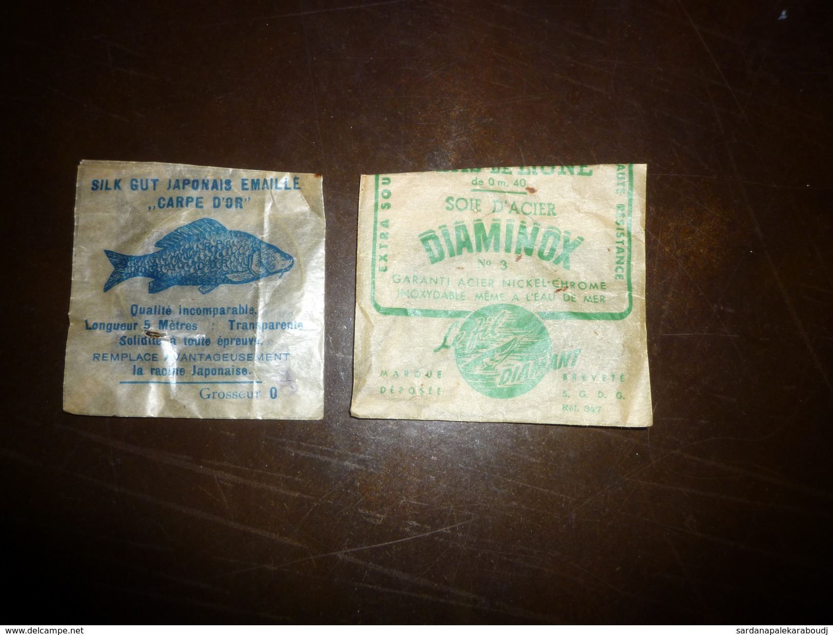 [ PÊCHE - Vintage ] LOT De 6 TRÈS BEAUX Hameçons Anciens Belgique - Italie - France. Vintage FISHER HOOKS. - Pêche