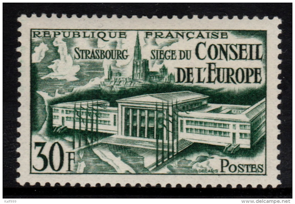 ~~~ France  1952 - Conseil De L'Europe - Mi. 942 ** MNH  ~~~ - Unused Stamps