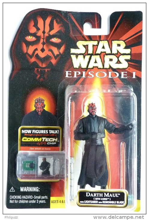 STAR WARS 1995 BLISTER US EPISODE I FIGURINE DARTH MAUL - Episodio I