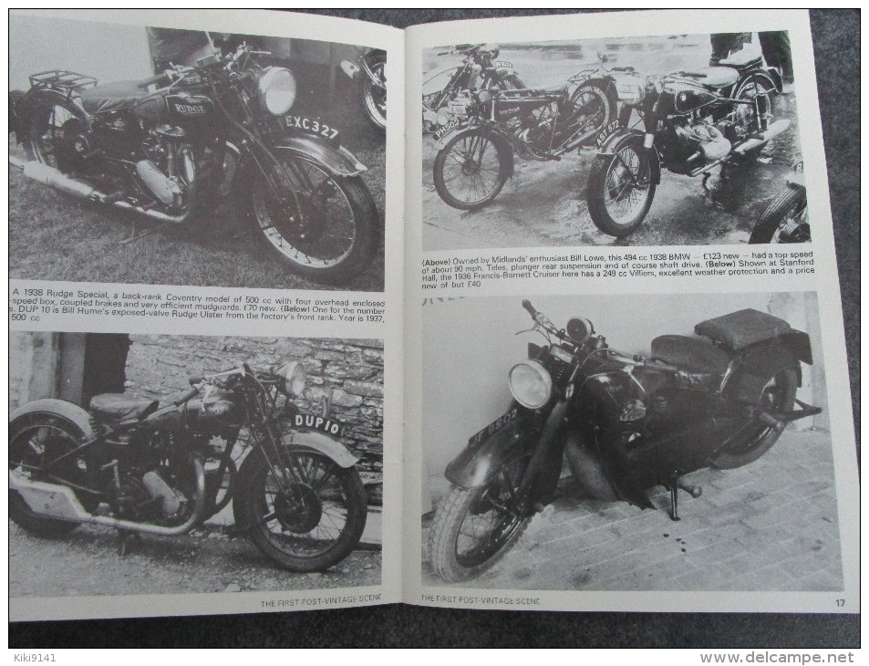 THE FIRST POST-VINTAGE SCENE  (64 Pages Illustrées De Motos) - 1950-Heden