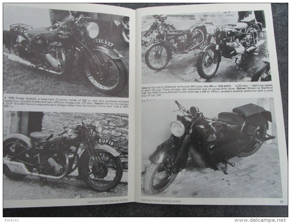 THE FIRST POST-VINTAGE SCENE  (64 Pages Illustrées De Motos) - 1950-Hoy