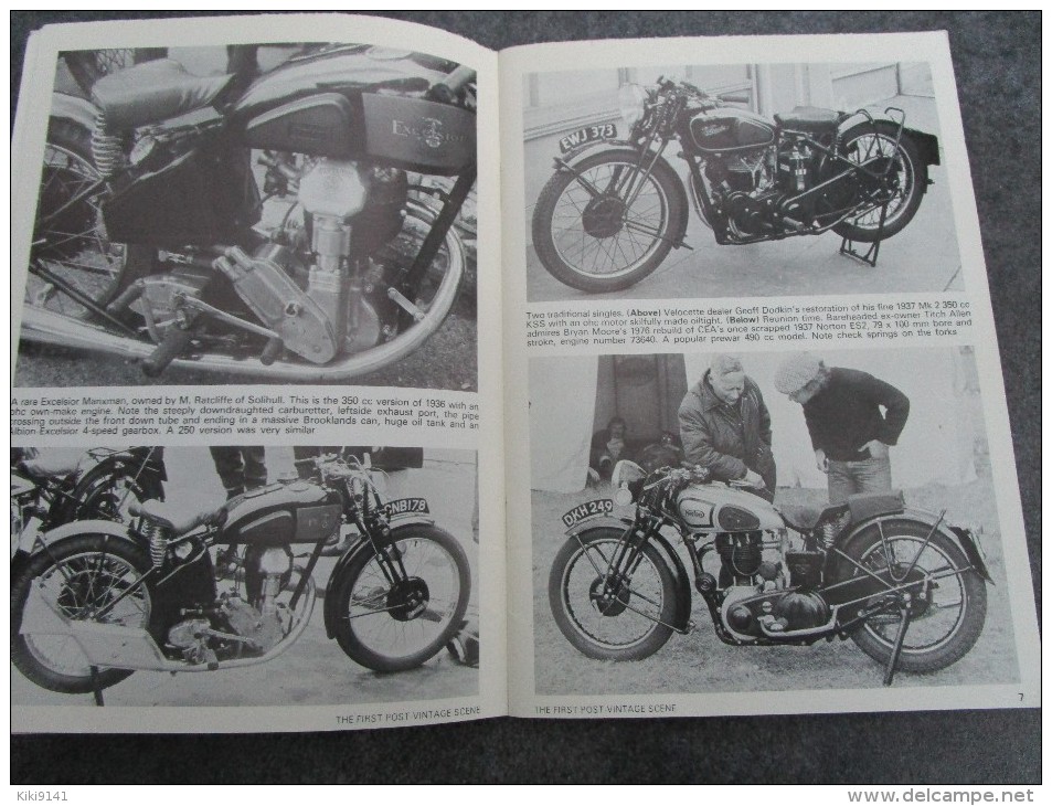 THE FIRST POST-VINTAGE SCENE  (64 Pages Illustrées De Motos) - 1950-Aujourd'hui