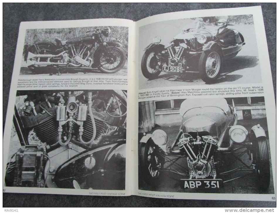 THE FIRST POST-VINTAGE SCENE  (64 Pages Illustrées De Motos) - 1950-Now