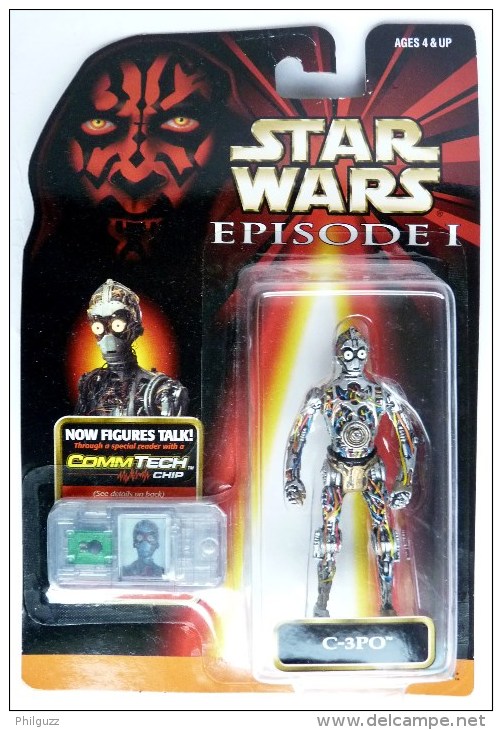 STAR WARS 1995 BLISTER US EPISODE I FIGURINE C-3PO - Episodio I