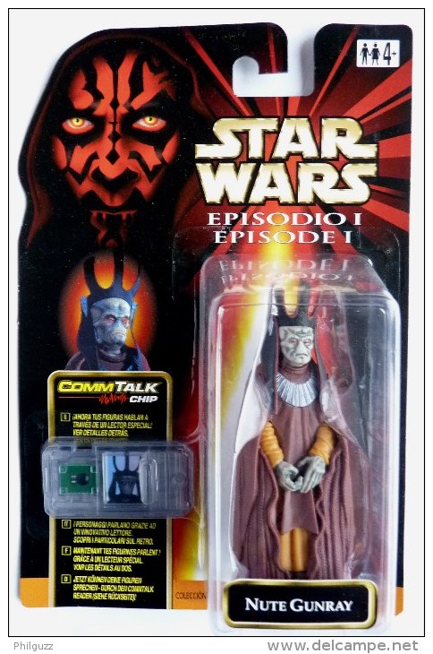 STAR WARS 1995 BLISTER EU EPISODE I FIGURINE NUTE GUNRAY Comlink - Episodio I