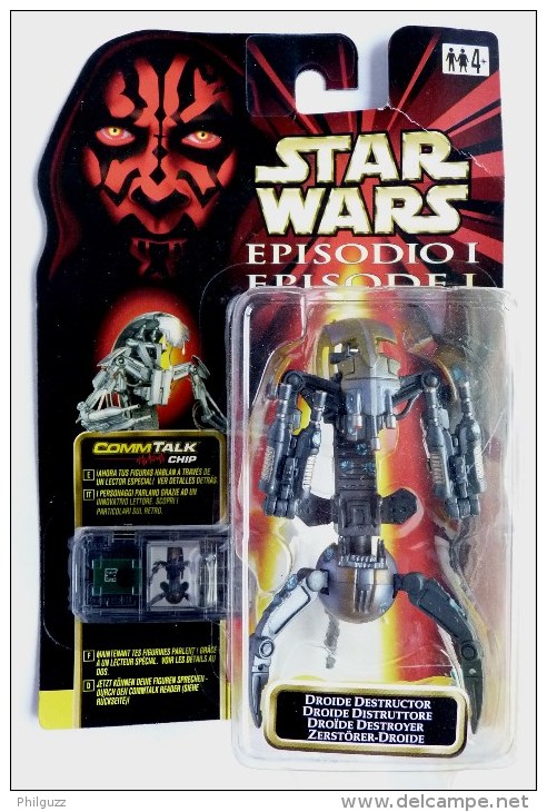 STAR WARS 1995 BLISTER EU EPISODE I FIGURINE DROIDE DESTRUCTOR Comlink - Episode I