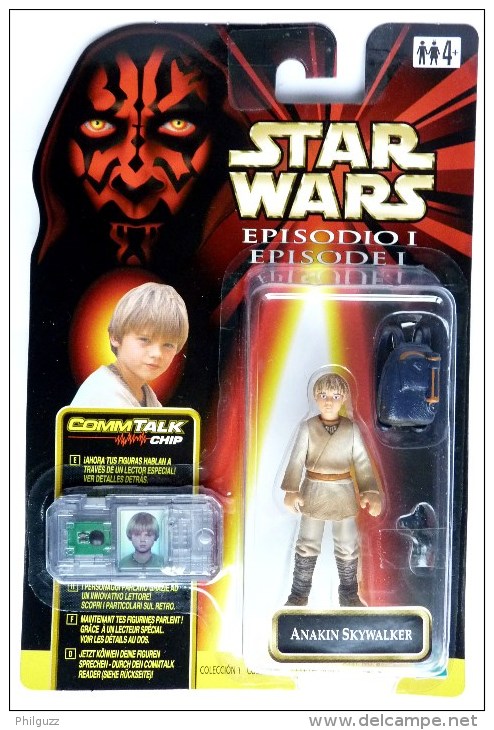 STAR WARS 1995 BLISTER EU EPISODE I FIGURINE ANAKIN SKYWALKER (2) Comlink - Episode I