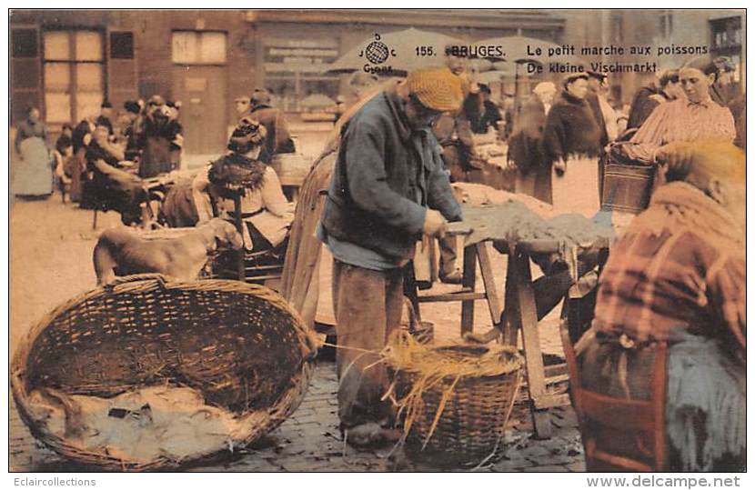 Belgique     Bruges     Le Petit Marché Aux Poissons - Brugge