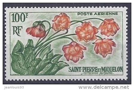 SAINT PIERRE ET MIQUELON - PA 27 FLEUR FLORE NEUF MLH - Neufs