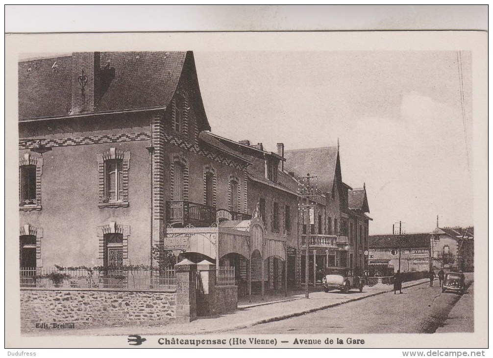 CHATEAUPONSAC  AVENUE DE LA GARE - Chateauponsac