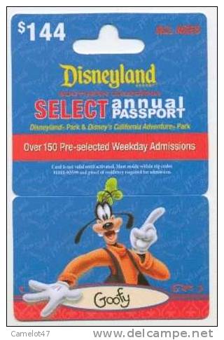 Disneyland California  Ticket # 118 - Disney-Pässe