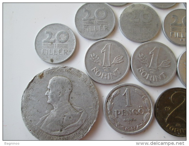 HUNGARY Lot Of 16 Coins Pengo Forint Filler  # 3 - Hungary