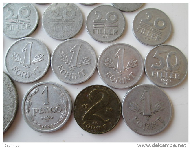 HUNGARY Lot Of 16 Coins Pengo Forint Filler  # 3 - Hungary