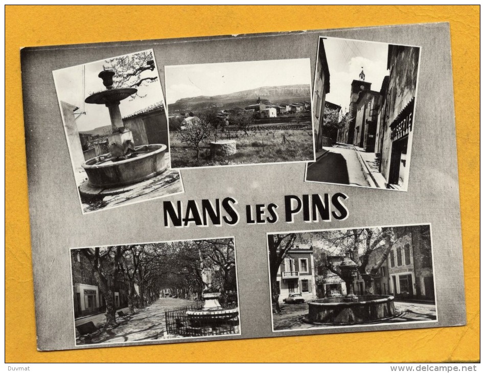 83 Var Nans Les Pins Carte Multivues - Nans-les-Pins