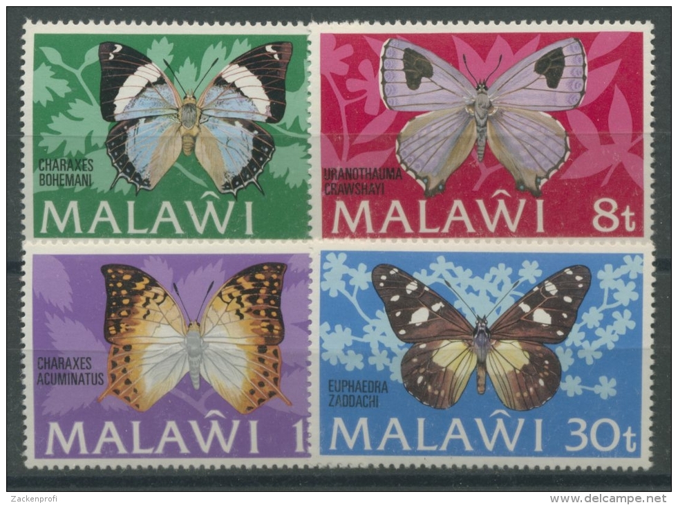 Malawi 1973 Schmetterlinge 195/98 I Postfrisch - Malawi (1964-...)