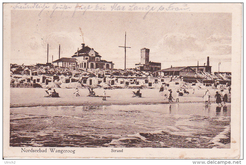 AK Nordseebad Wangeroog - Strand - 1924 (20579) - Wangerooge