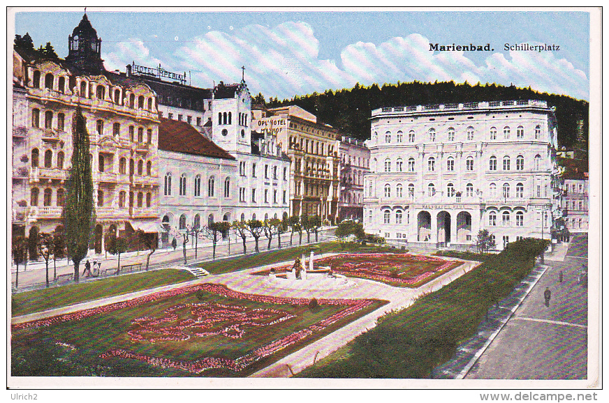 AK Marienbad - Schillerplatz (20580) - Sudeten