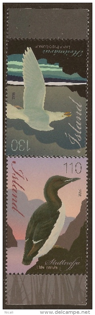 ICELAND 2009 Seabirds SG 1260-1 UNHM #RG151 - Neufs