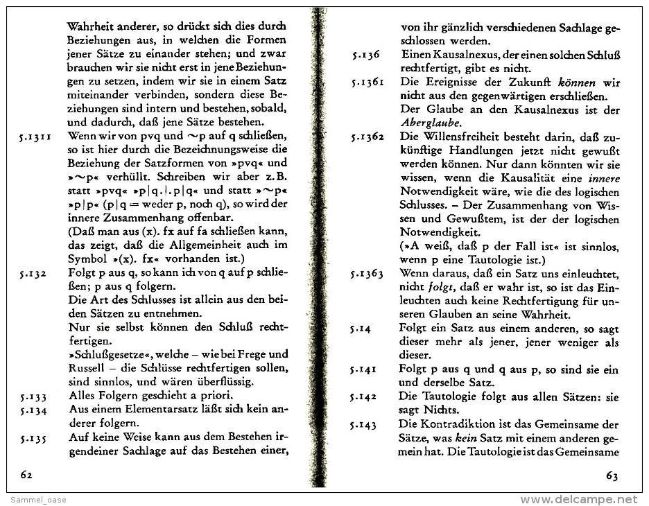 Ludwig Wittgenstein Buch : Tractatus Logico-philosophicus - Logisch-philosophische Abhandlung - Auteurs All.