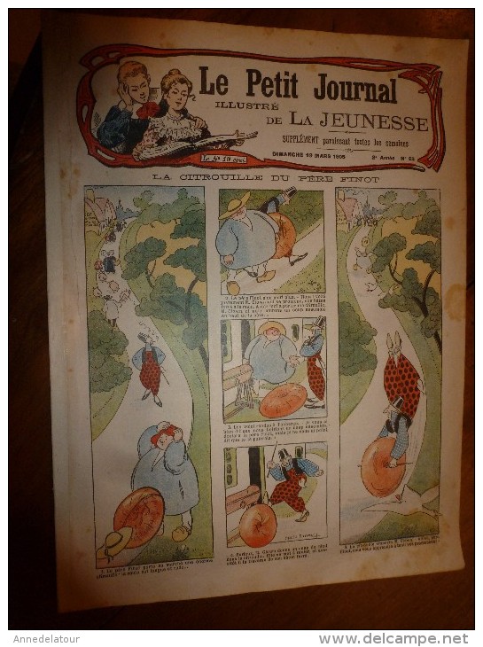 1905 LPJij: La Pipe De Grand'Père; Le Petit Mousse De La Frégate LA SAUTILLANTE De Bordeaux; Balthar Apprend Le Cacatois - Le Petit Journal