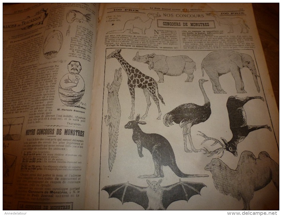 1905 LPJij: La Pipe De Grand'Père; Le Petit Mousse De La Frégate LA SAUTILLANTE De Bordeaux; Balthar Apprend Le Cacatois - Le Petit Journal