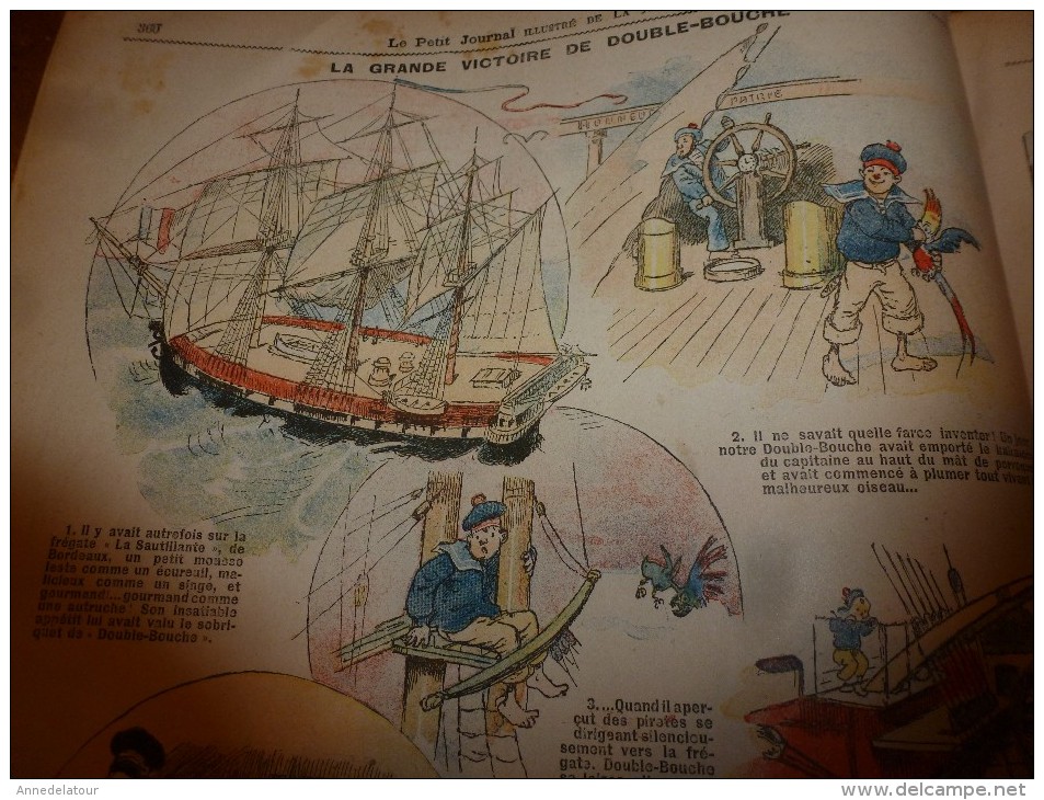 1905 LPJij: La Pipe De Grand'Père; Le Petit Mousse De La Frégate LA SAUTILLANTE De Bordeaux; Balthar Apprend Le Cacatois - Le Petit Journal