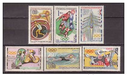 Tschechoslowakei / CSSR , 1964 , Mi.Nr. 1488 - 1493 ** / MNH - Ungebraucht