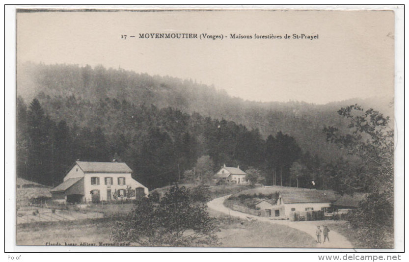 MOYENMOUTIER - Maison Forestière De SAINT PRAYEL      (82984) - Other & Unclassified