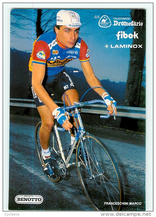 Marco FRANCESCHINI. 2 Scans. Cyclisme. Dromedario Fibok - Cycling