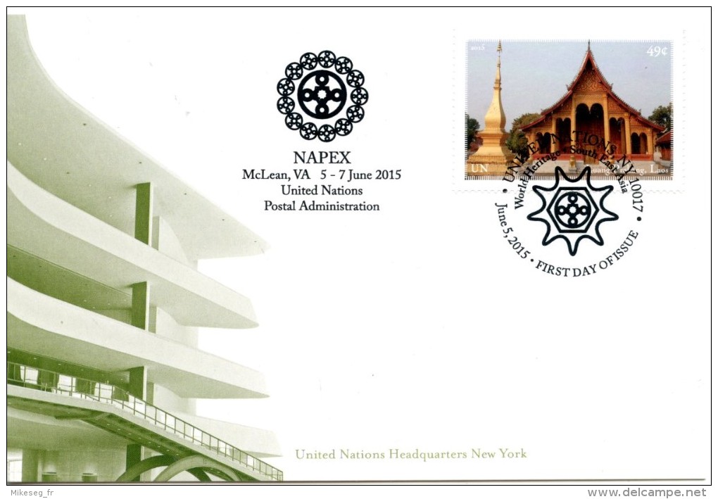 ONU New-York 2015 - Show Card NAPEX McLean 5-7 June 2015 - Cartes-maximum