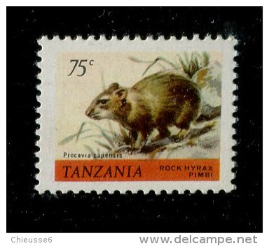 (cl. 3 - P27) Tanzanie ** N° 167 (ref. Michel Au Dos) - Le Daman Des Rochers - - Tanzanie (1964-...)