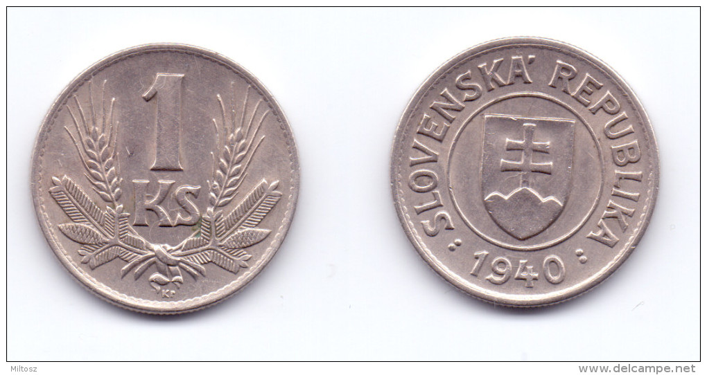 Slovakia 1 Koruna 1940 - Slovaquie