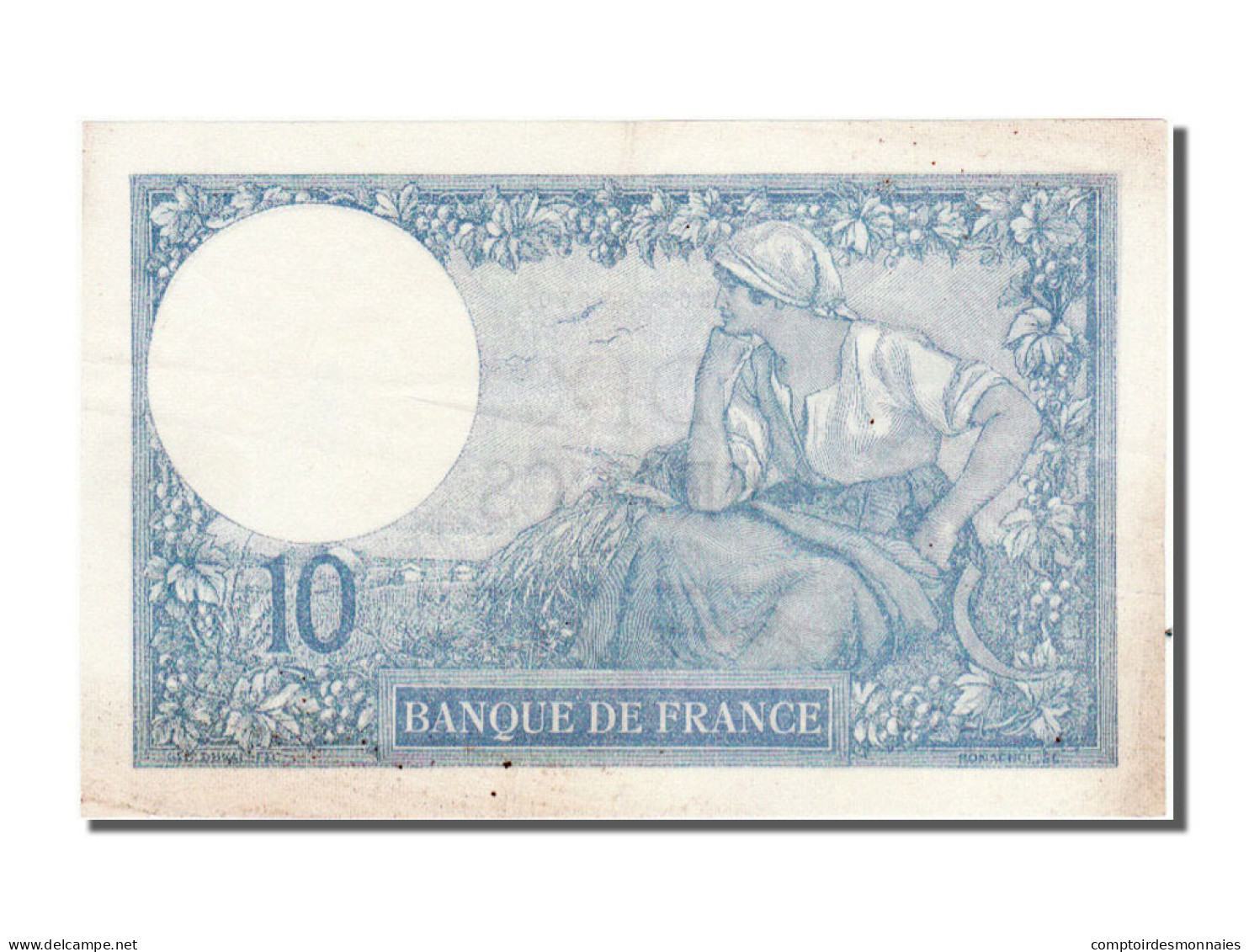 Billet, France, 10 Francs, 10 F 1916-1942 ''Minerve'', 1921, 1921-04-26, TTB+ - 10 F 1916-1942 ''Minerve''