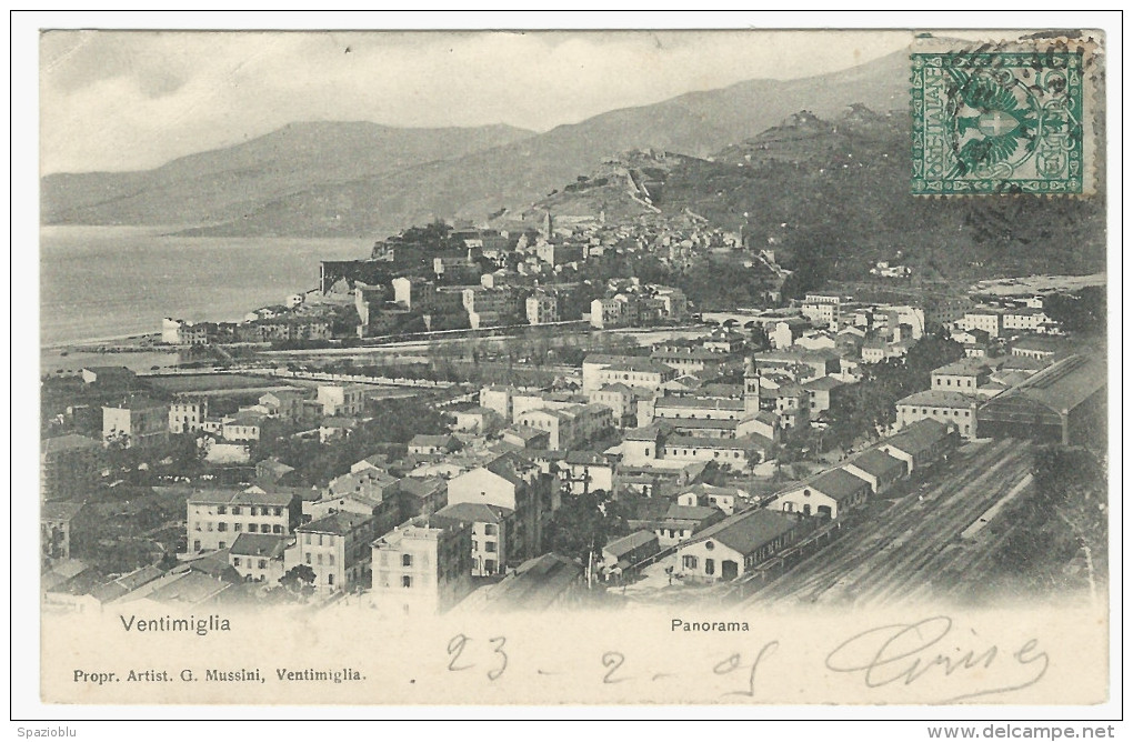 Imperia, "Ventimiglia - Panorama" 1905 - Imperia