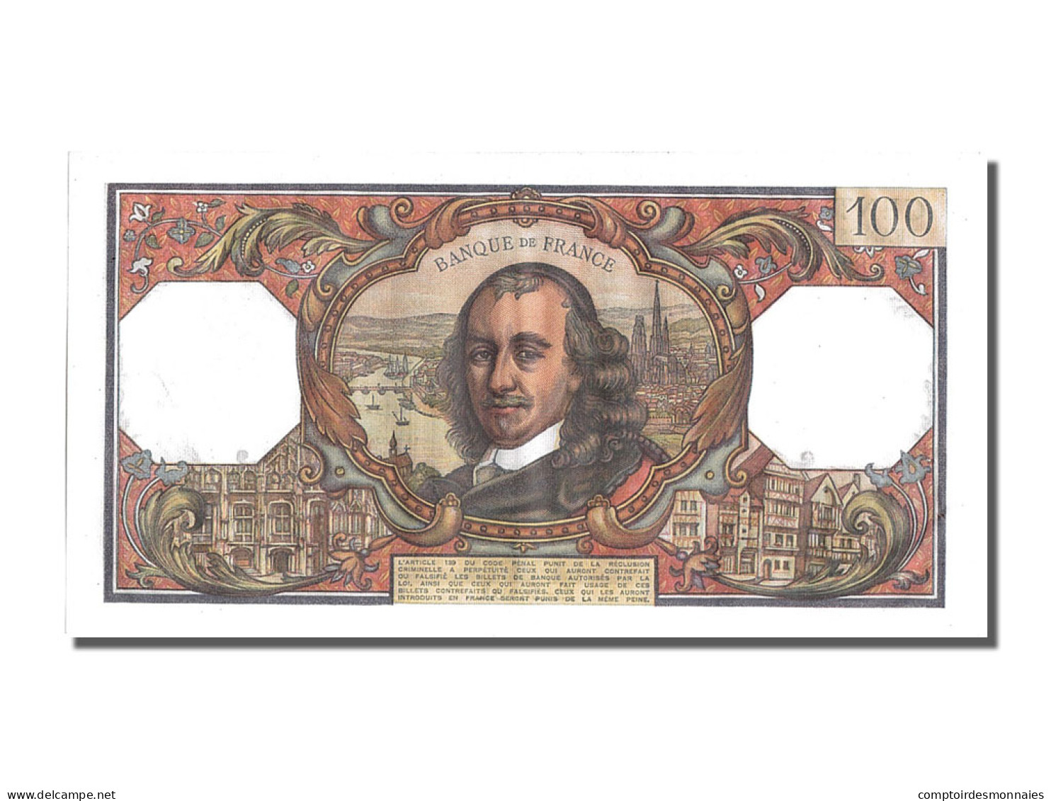 Billet, France, 100 Francs, 100 F 1964-1979 ''Corneille'', 1965, 1965-12-02 - 100 F 1964-1979 ''Corneille''