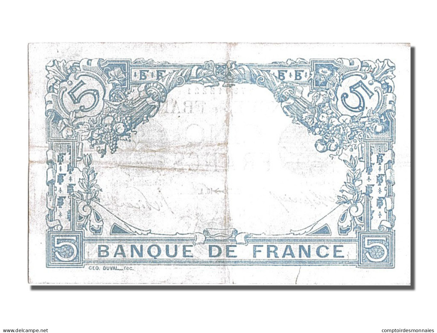 Billet, France, 5 Francs, 5 F 1912-1917 ''Bleu'', 1916, 1916-11-15, TTB+ - 5 F 1912-1917 ''Bleu''