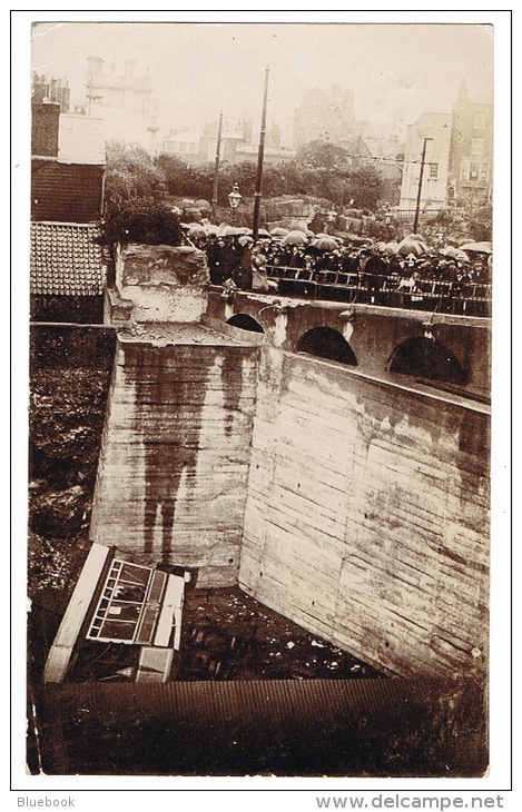 RB 1077 - 1905 Real Photo Postcard Tram Accident - Ramsgate Kent - Message Refers To Disaster - Ramsgate