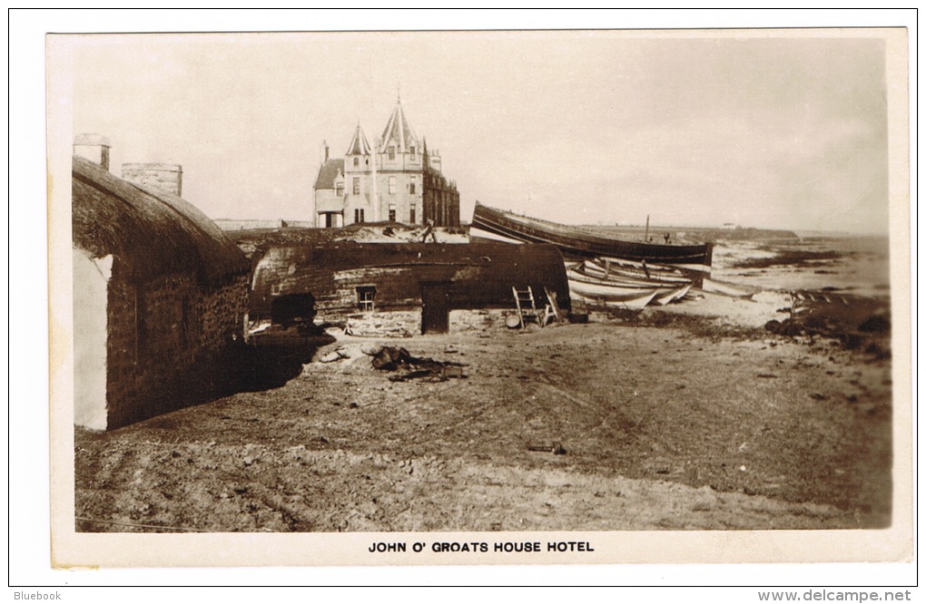 RB 1078 - 1929 Real Photo Postcard - John O' Groats House Hotel - Caithness Scotland - Caithness