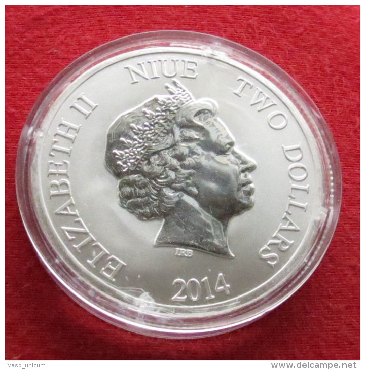 Niue 2 $ 2014 Turtle - Niue