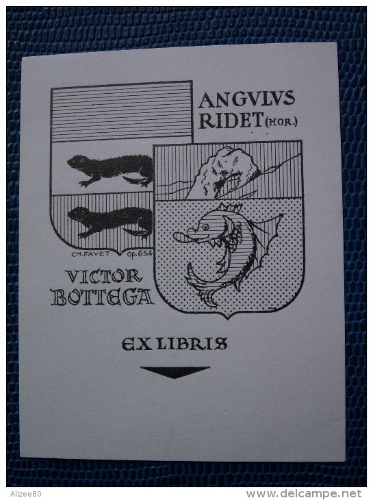 ""    EX  LIBRIS  RIDET   --  BOTTEGA  "" - Exlibris