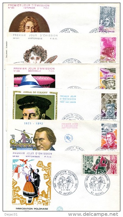 Lot De 39 FDC De L'année 1971 à 1973 - Lot 50 - Non Classés