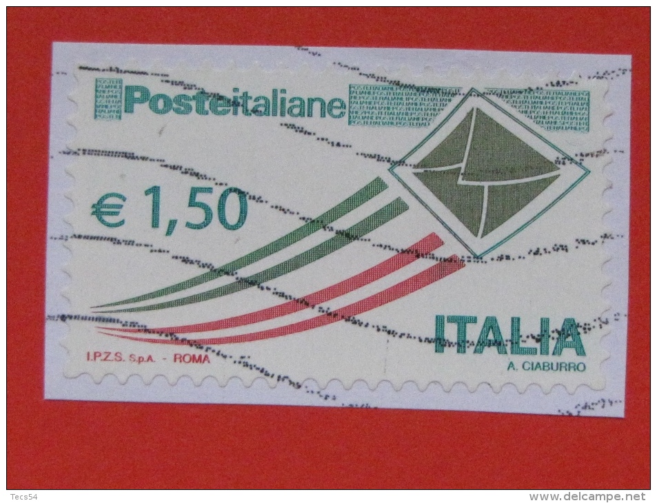 ITALIA USATI 2009 - POSTA ITALIANA EURO 1.50 - SASSONE 3104 - RIF. G 1961 - 2001-10: Usati