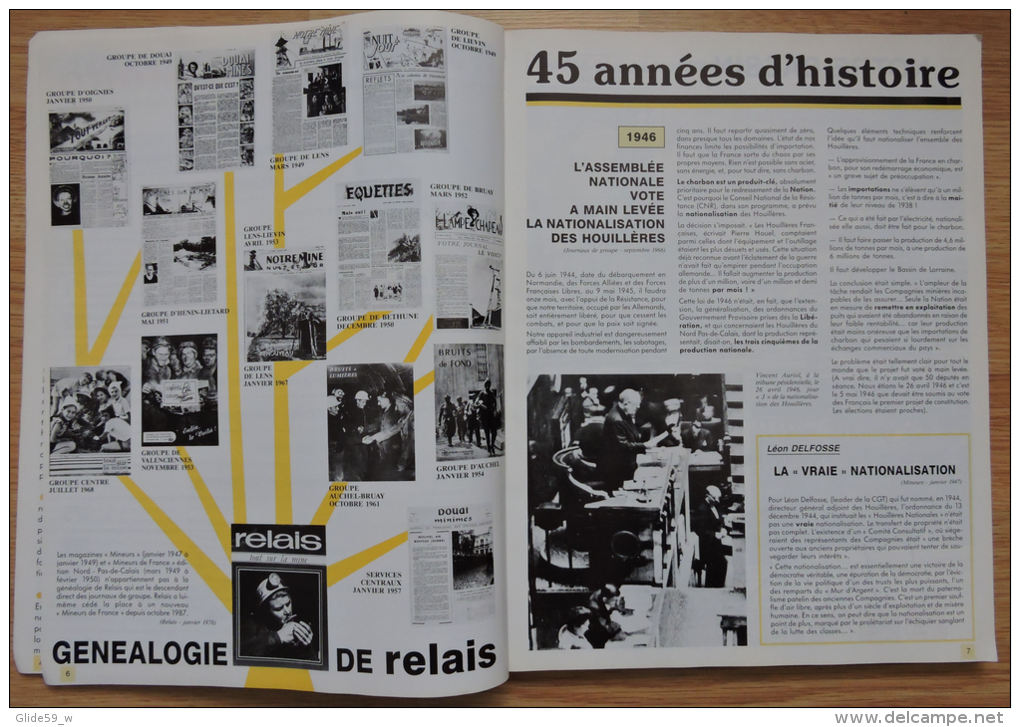 Spécial Relais - La Bassin Minier Du Nord - Pas-de-Calais De 46 à 90 à Travers Les Journaux De L'entreprise (Mai 1991) - Picardie - Nord-Pas-de-Calais